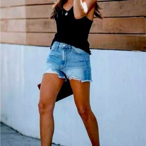 KanCan Distressed Denim Shorts New